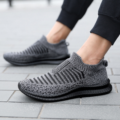 GRW Orthopedic Men Shoes Breathable Comfort Slip on Walking Sock Shoes