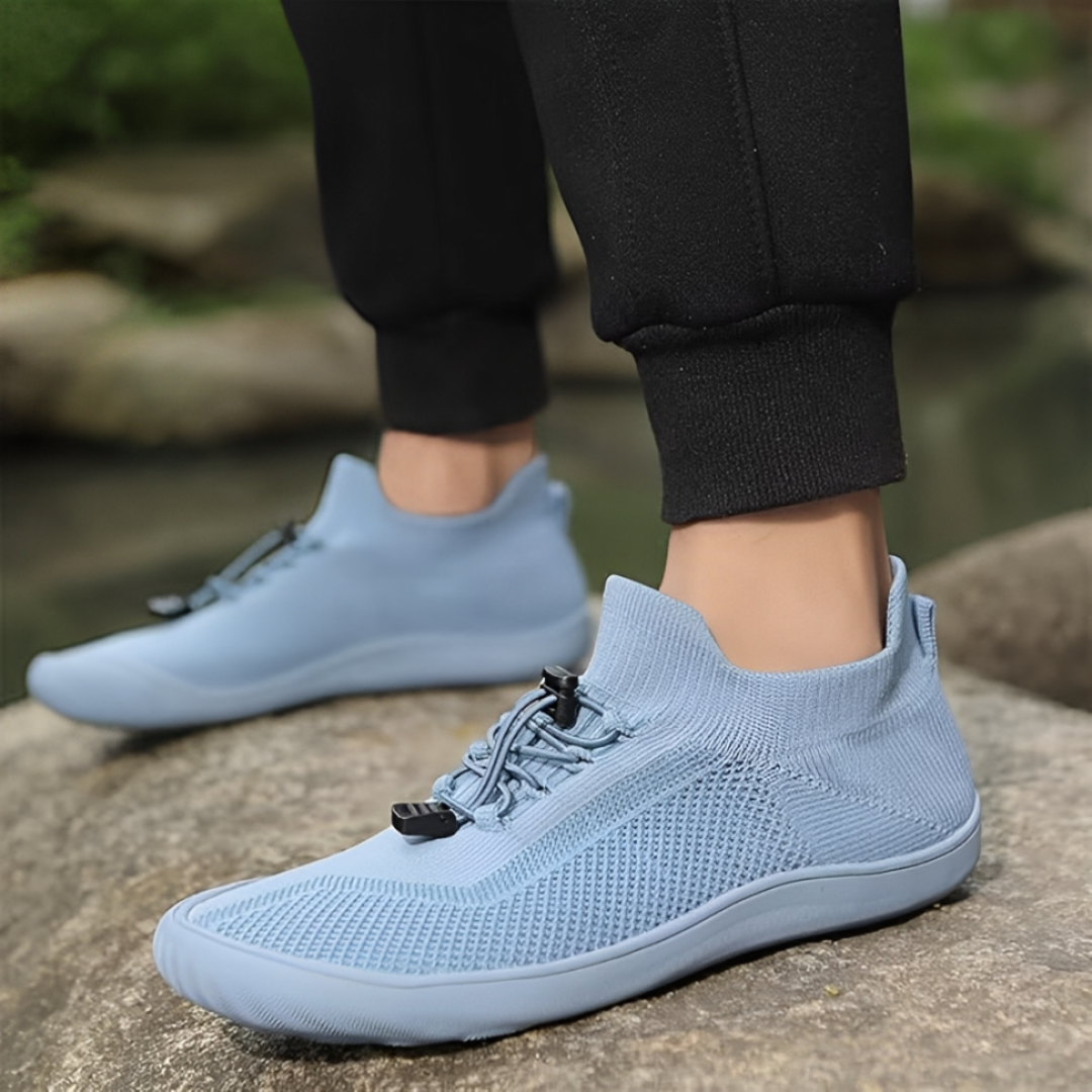 GRW Ortho Men Barefoot Shoes Comfort Breathable Knit Walking Casual Minimalist Shoes