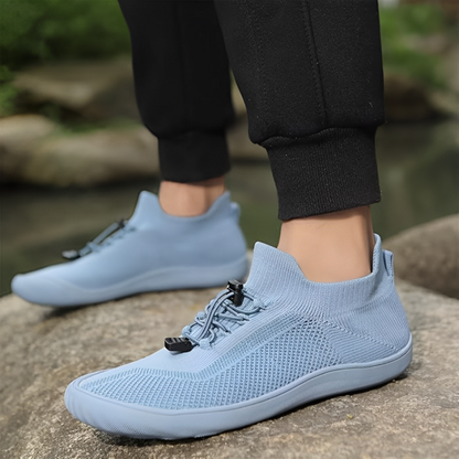 GRW Ortho Men Barefoot Shoes Comfort Breathable Knit Walking Casual Minimalist Shoes