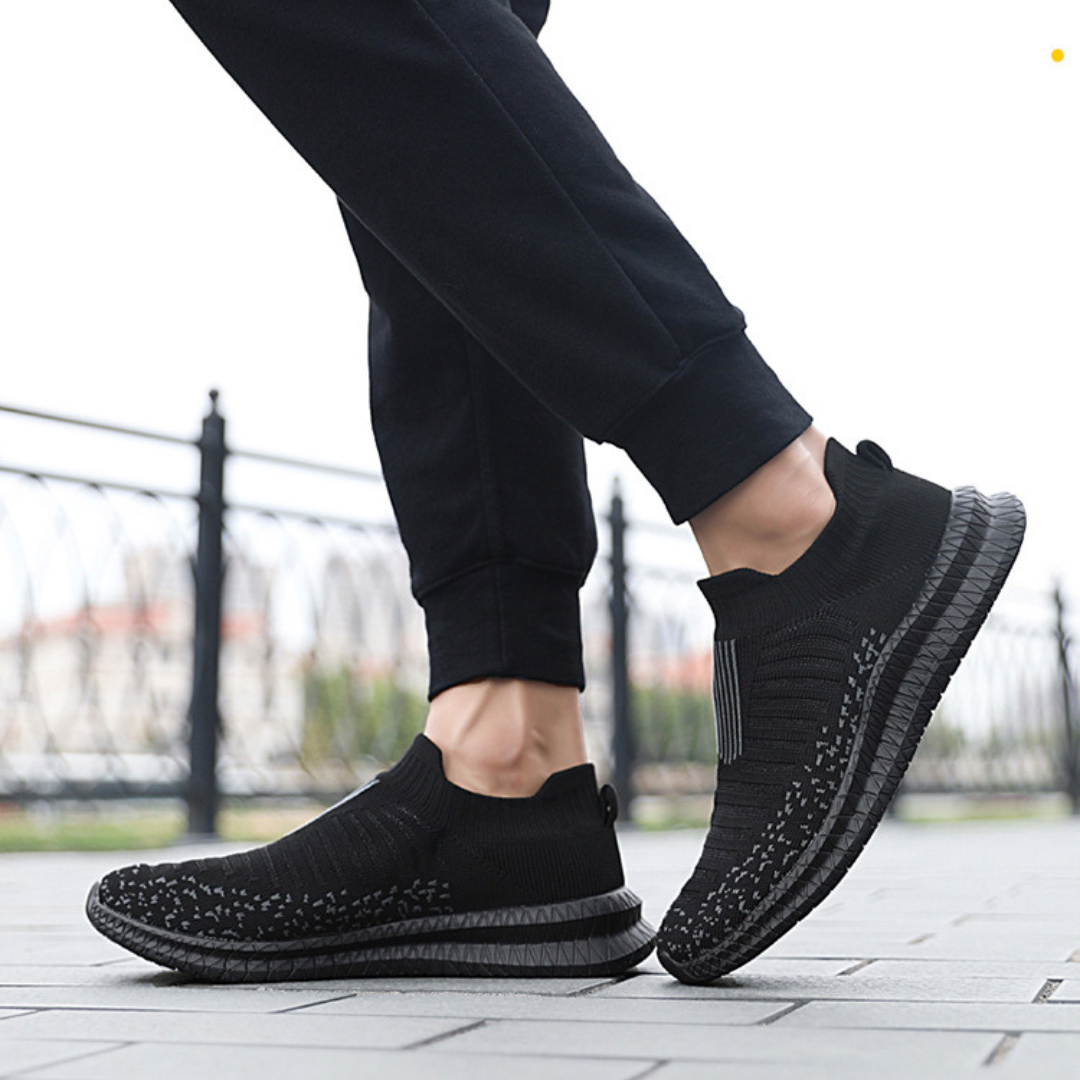 GRW Orthopedic Men Shoes Breathable Comfort Slip on Walking Sock Shoes