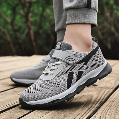 GRW Women’s Orthopedic Shoes Arch-Support Breathable Lightweight Non-Slip Knitted Mesh Sneakers