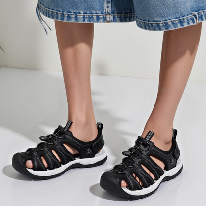 GRW Women Orthopedic Sandals Arch-support Comfortable Leather Gladiator Mesh Hiking Summer