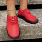 GRW Orthopedic Shoes For Women Soft Non-slip Lace Up Arch-support Leather Fashion