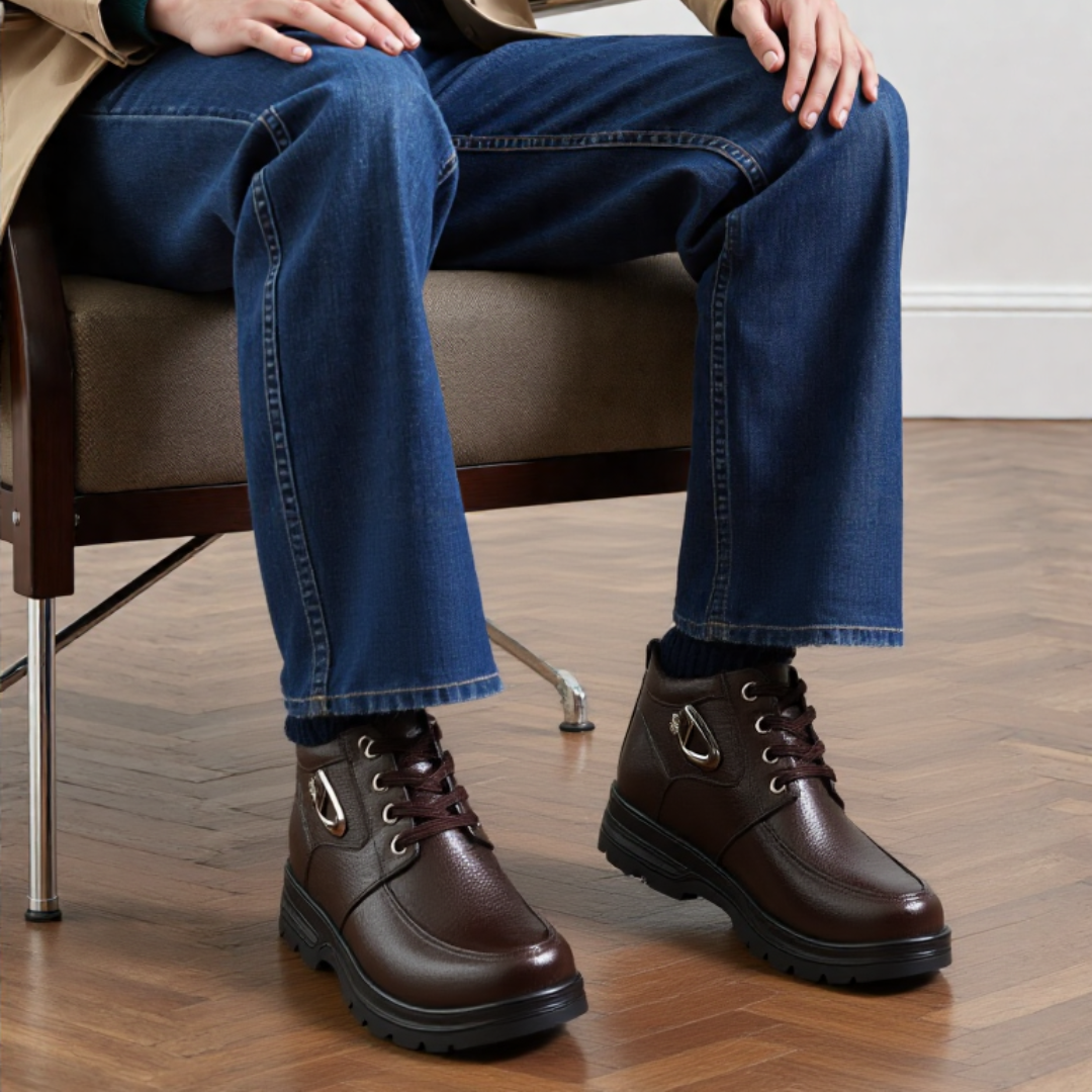 mens winter boots dress Brown Outfits For Men (15 ideas & outfits) and wont back down from snow BlackeEight Men's Winter Business Casual