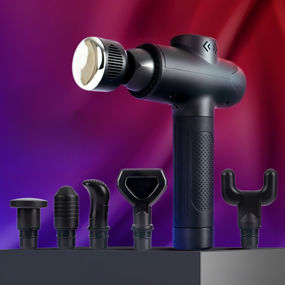 3-in-1 Heat & Cooling Massage Gun with 12 Percussion Speeds & Smart Touchscreen