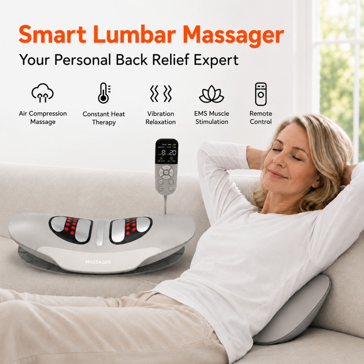 Waist Lumbar Massager GroovyWish