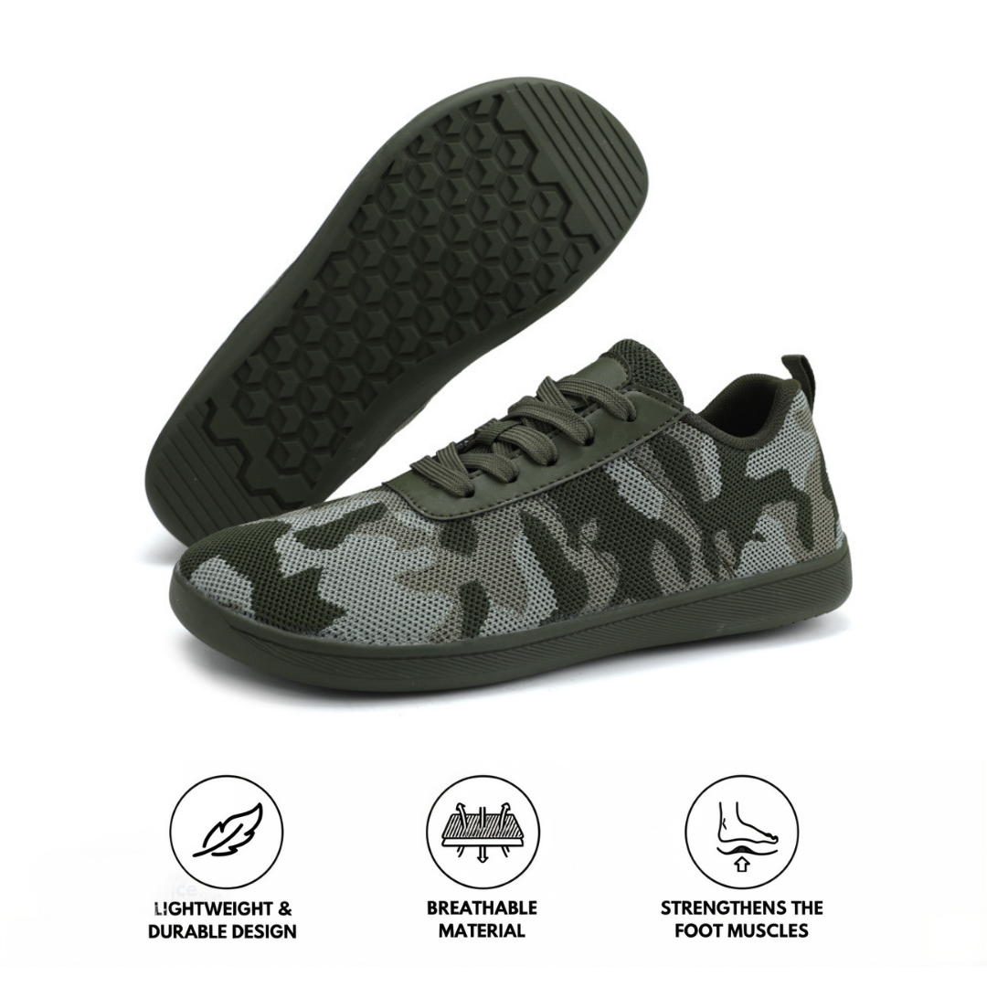 GRW Wide Barefoot Shoes For Men | Running Zero Drop Casual Minimalist Shoes