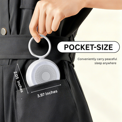 White Noise Machine with 22 Soothing Sounds & Golden Breathing Light, Portable Design