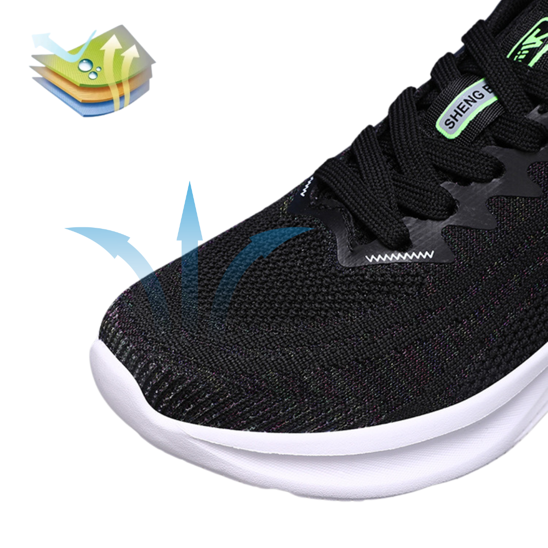 GRW Orthopedic Men Shoes Comfortable Breathable Mesh Soft Cushion Walking Shoes