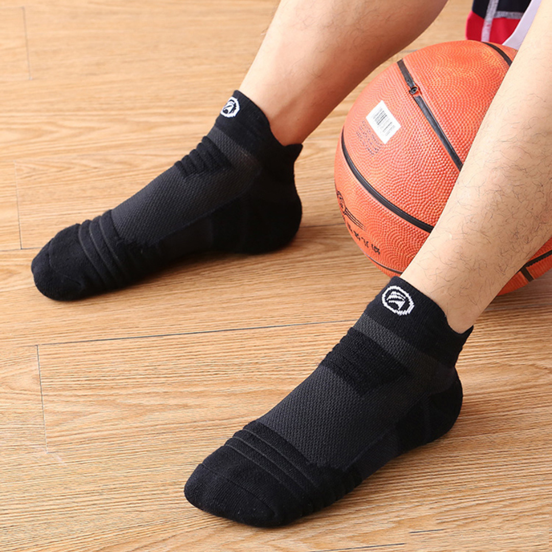 Mixed Color Breathable Ankle Socks - 3 Pairs