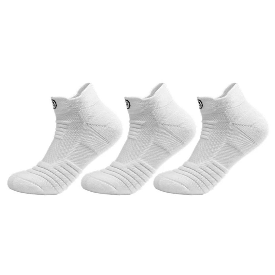 Mixed Color Breathable Ankle Socks - 3 Pairs