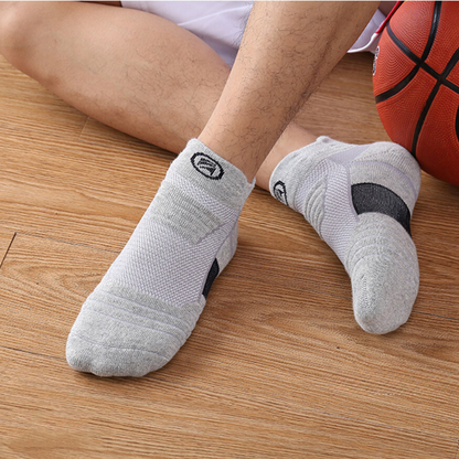 Mixed Color Breathable Ankle Socks - 3 Pairs