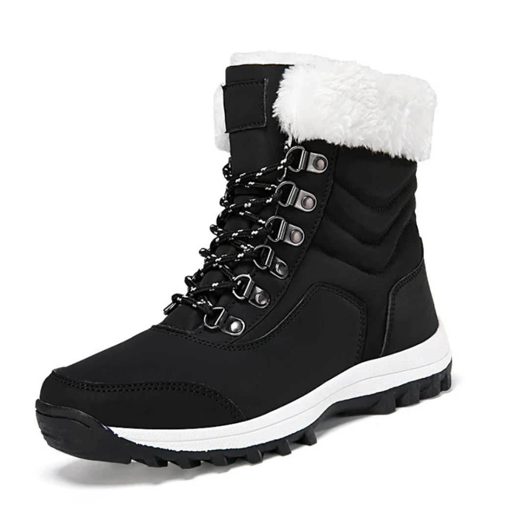 GRW Orthopedic Women Boots Comfortable Warm Waterproof Fashionable Lace up Winter Boots