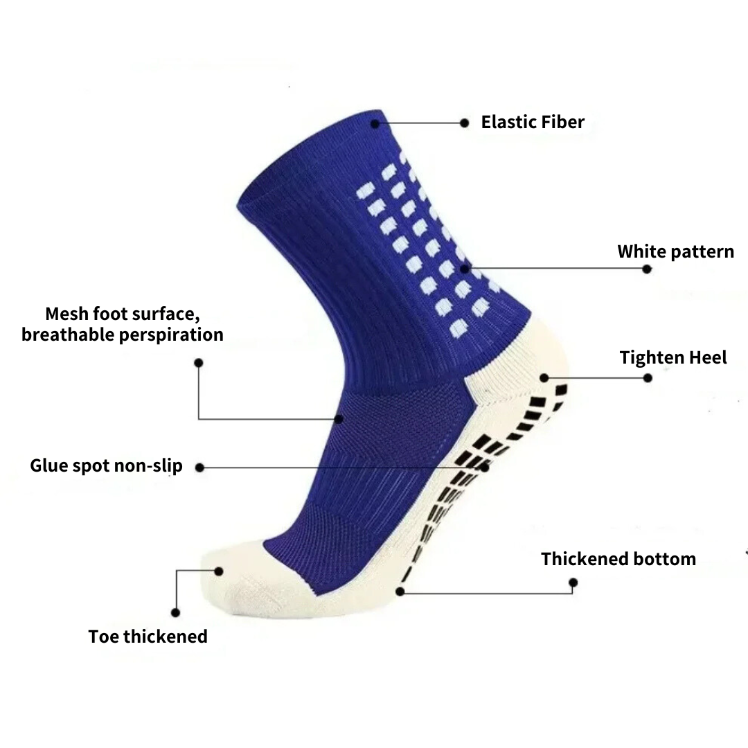 GRW Non-slip Healthier Worker Breathable Anke Sock - 3 Pairs