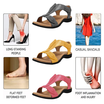 GroovyWish Retro Arch Support Flip-flops T-strap Women Flat Orthopedic Sandals