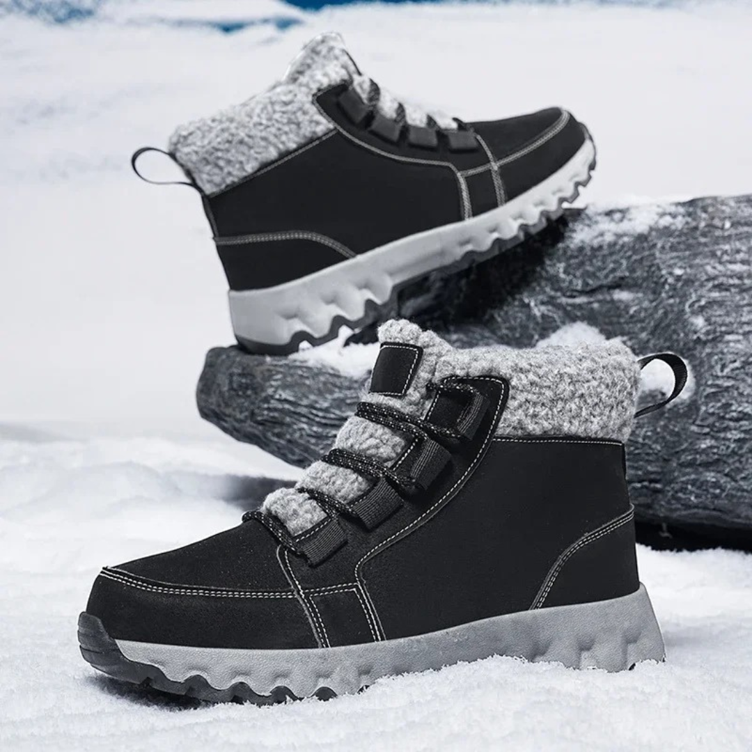 GRW Ortho Men Boots Comfortable Warm Fleece Winter Boots