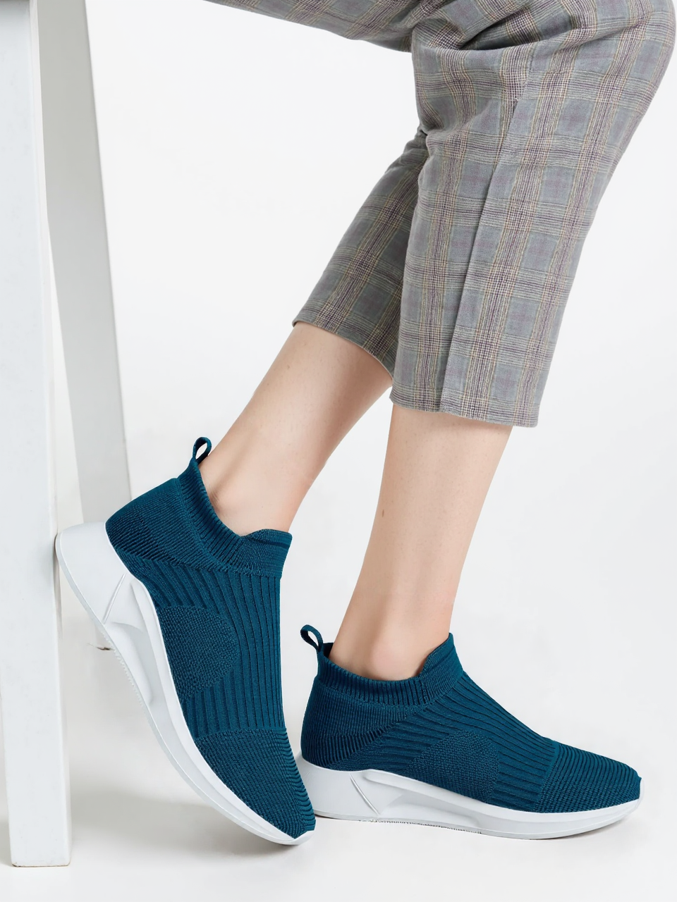 GRW Orthopedic Men Shoes Breathable Walking Slip-on Sock Gym Casual Shoes