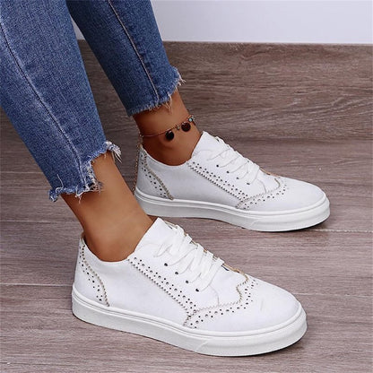 GRW Best Orthopedic Women Shoes Comfy Anti-shock Round Toe Sneakers Vintage Design