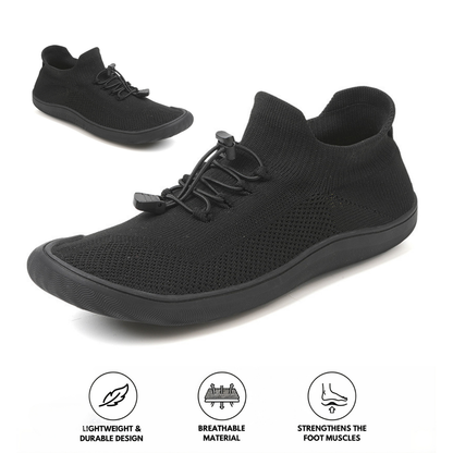 GRW Ortho Men Barefoot Shoes Comfort Breathable Knit Walking Casual Minimalist Shoes