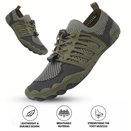 GRW Ortho Barefoot Men Shoes | Free Move, Natural Comfort Casual Outdoor Shoes