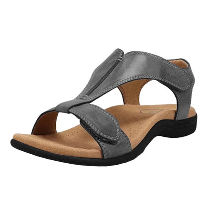 GroovyWish Retro Arch Support Flip-flops T-strap Women Flat Orthopedic Sandals