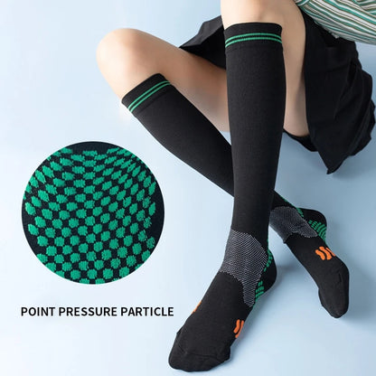 GRW Breathable Non Slip Compression Running Socks