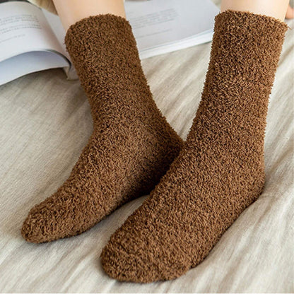 GRW Fuzzy Socks Warm Winter Unisex Stockings