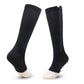 GRW Knee High Compression Socks Women Breathable Calf Protection Side Zipper Open Toe