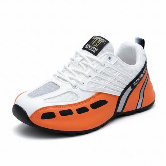 GRW Men Orthopedic Shoes Anatomical  Arch Support Comfort Leather All-day Walking Sneaker