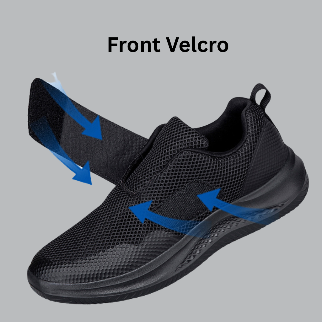 GRW Men Orthopedic Shoes Comfortable Pain-relief Diabetic Arch-support Airy Mesh Casual Walking