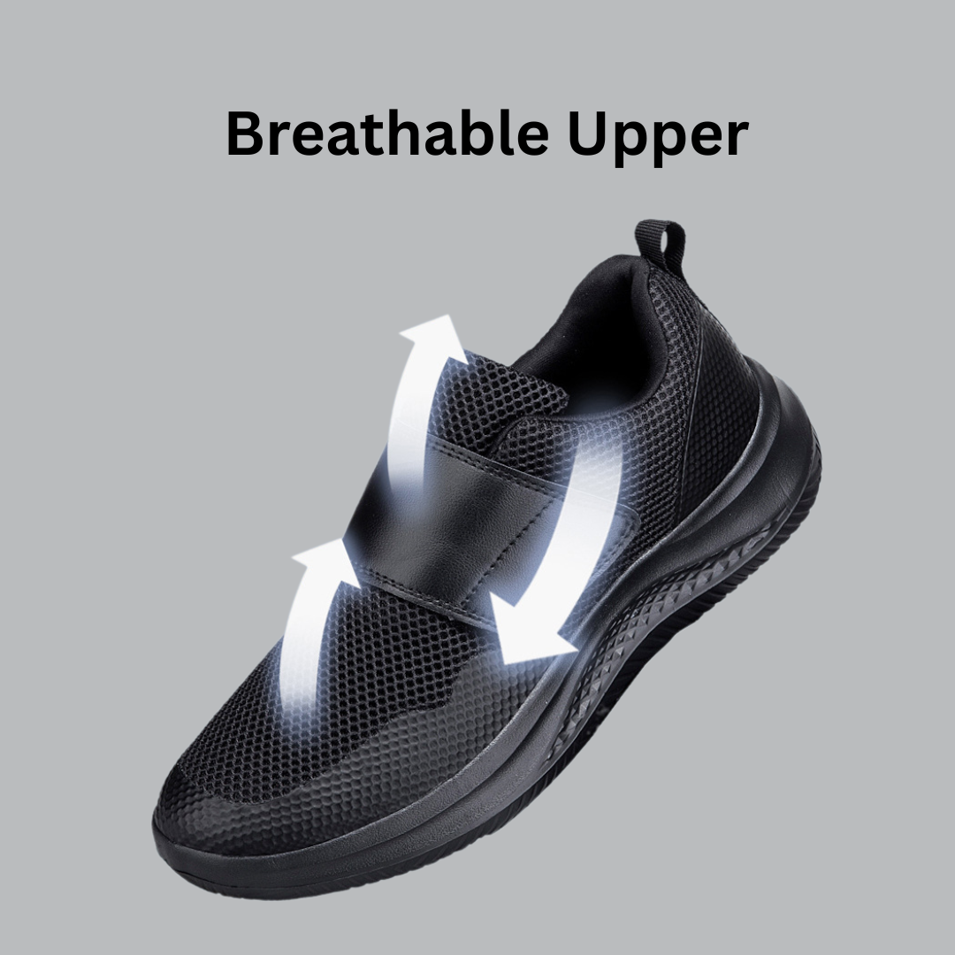 GRW Men Orthopedic Shoes Comfortable Pain-relief Diabetic Arch-support Airy Mesh Casual Walking