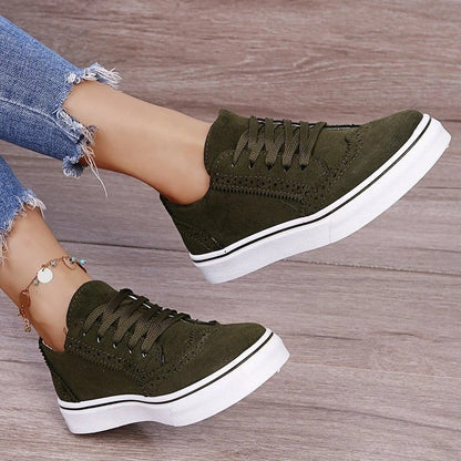 GRW Best Orthopedic Women Shoes Comfy Anti-shock Round Toe Sneakers Vintage Design