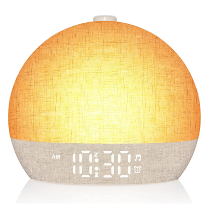 4-in-1 White Noise Machine with 30 Sleep Sounds, Sunrise Alarm And 7 Colors Night Light