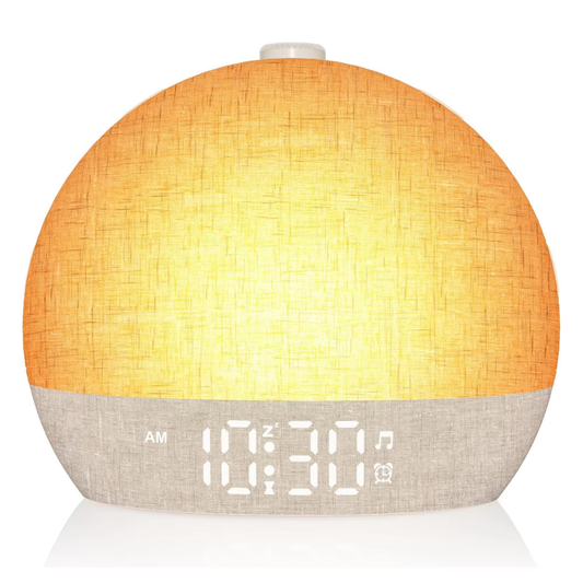 4-in-1 White Noise Machine with 30 Sleep Sounds, Sunrise Alarm And 7 Colors Night Light