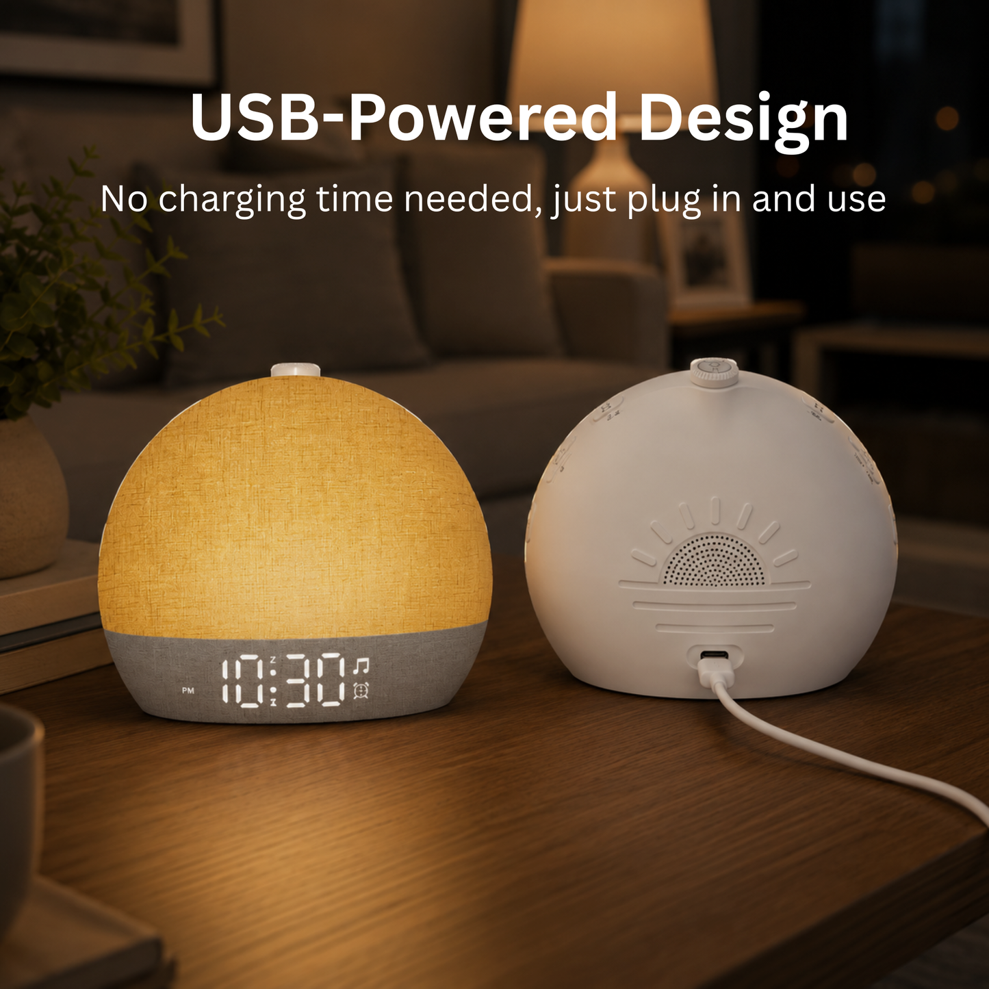 4-in-1 White Noise Machine with 30 Sleep Sounds, Sunrise Alarm And 7 Colors Night Light