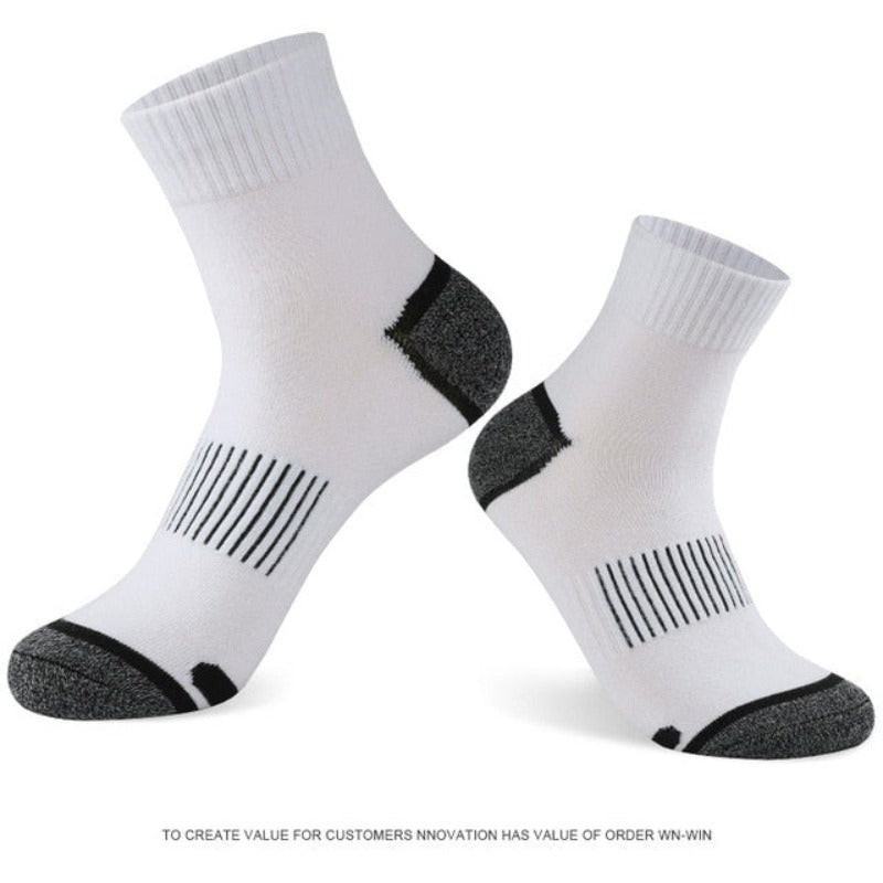 GRW Unisex Socks Breathable Comfortable Stretchable Thick Heel Ankle Socks