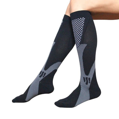 GRW Compression Socks Unisex Anti-cramping Breathable Knee-high Stockings