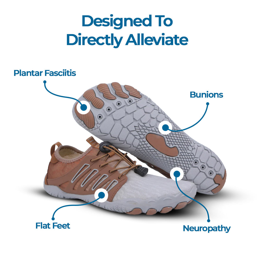 GRW Ortho Barefoot Shoes Men | Nature Comfort Non-slip Lightweight Shoes GroovyWish