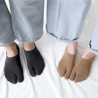 GRW Breathable Bunion Socks Unisex Antislip Comfy Elastic Fit Separated Toe Stockings