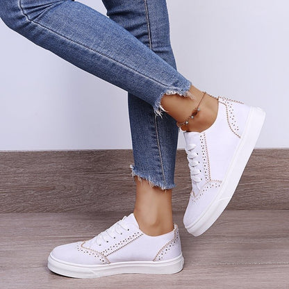 GRW Best Orthopedic Women Shoes Comfy Anti-shock Round Toe Sneakers Vintage Design