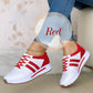 GRW Sporty Orthopedic Shoes Women Breathable Striped Cushioned Sneakers Trendy