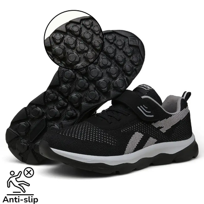 GRW Women’s Orthopedic Shoes Arch-Support Breathable Lightweight Non-Slip Knitted Mesh Sneakers