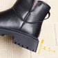 GRW Orthopedic Women Ankle Boots Arch Support Plush Warm Waterproof Wide Toe-box