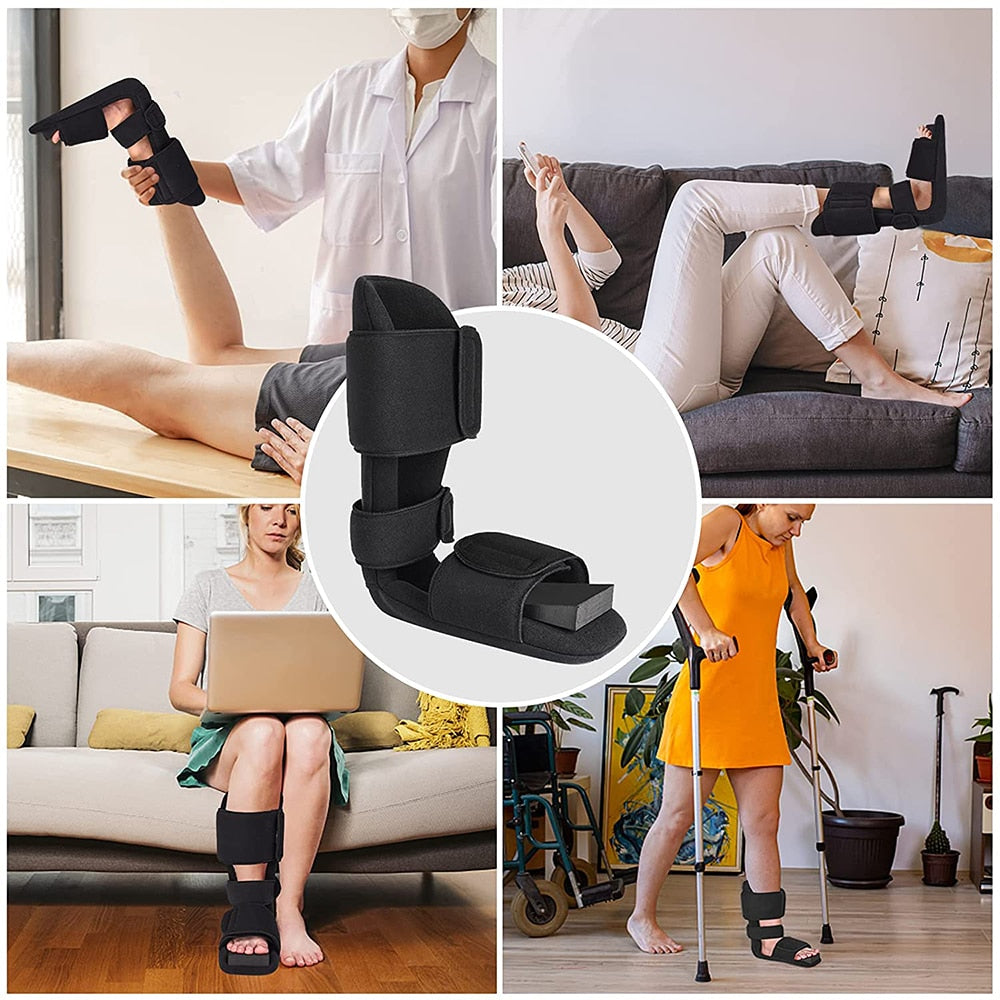 GRW Night Splint For Plantar Fasciitis Upgrade Padding Orthopedic Breathable Immobilizer Stretch For Foot Pain