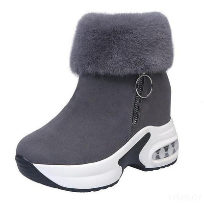 GRW Orthopedic Boots For Women Arch Support Warm Fur Ankle Boots