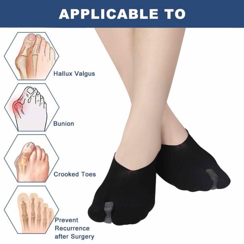 GRW Bunion Socks Women Toe Correction Anti-slip Washable Casual Socks