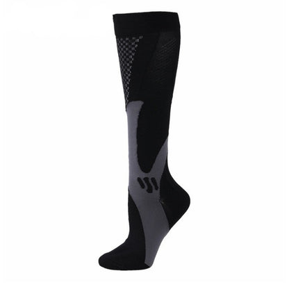 GRW Compression Socks Unisex Anti-cramping Breathable Knee-high Stockings