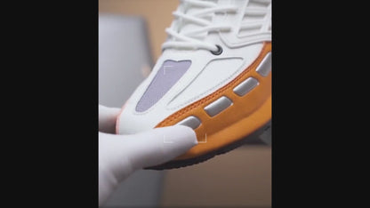 GRW Men Orthopedic Shoes Anatomical  Arch Support Comfort Leather All-day Walking Sneaker