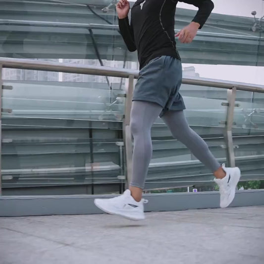 GRW Men Orthopedic Shoes Breathable Mesh Arch-support Cushioned Sole Casual Walking