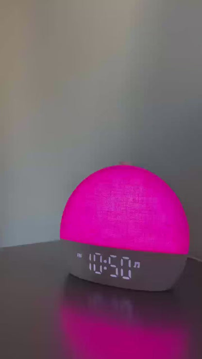 4-in-1 White Noise Machine with 30 Sleep Sounds, Sunrise Alarm And 7 Colors Night Light